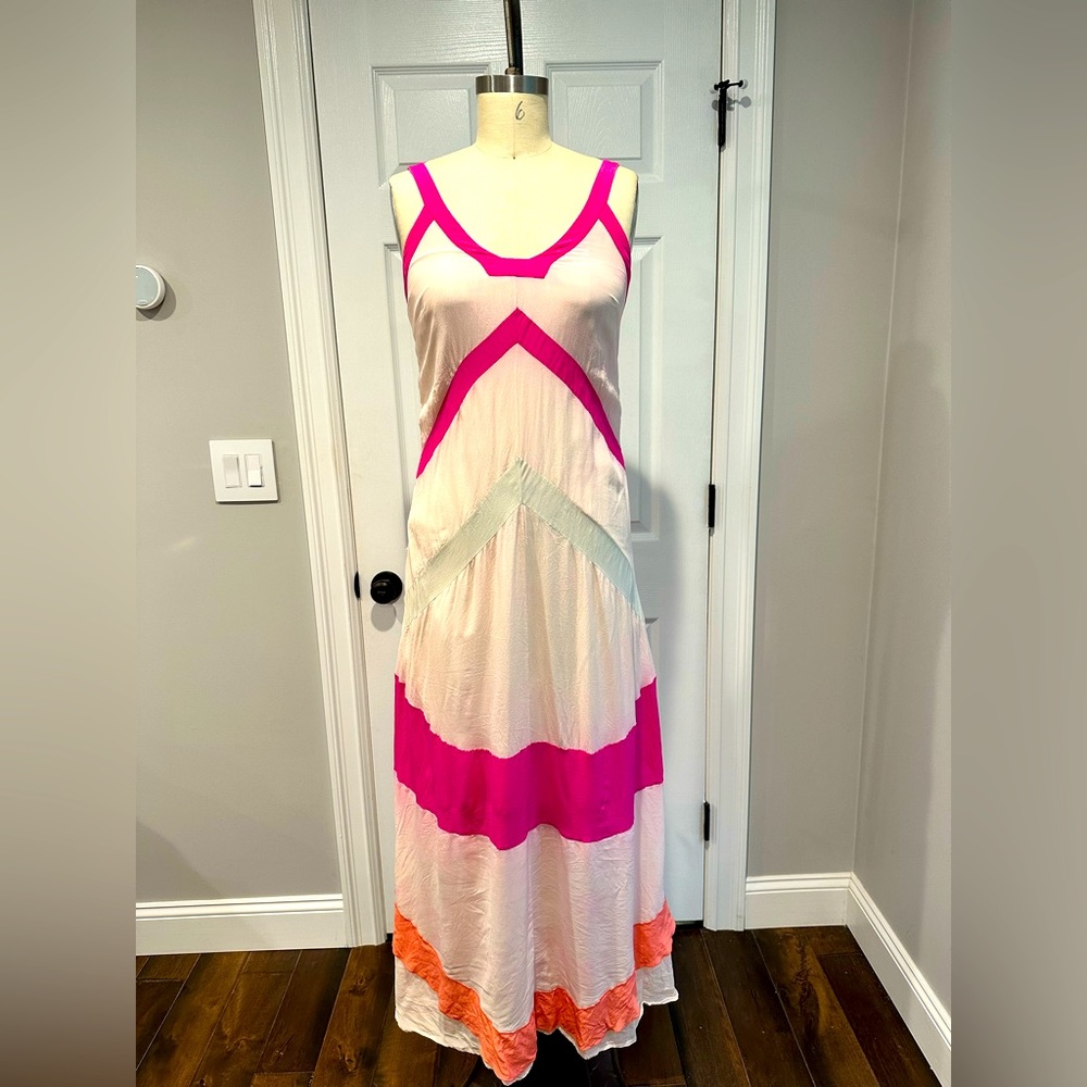 Boho, maxi dress, size xs, multicolored